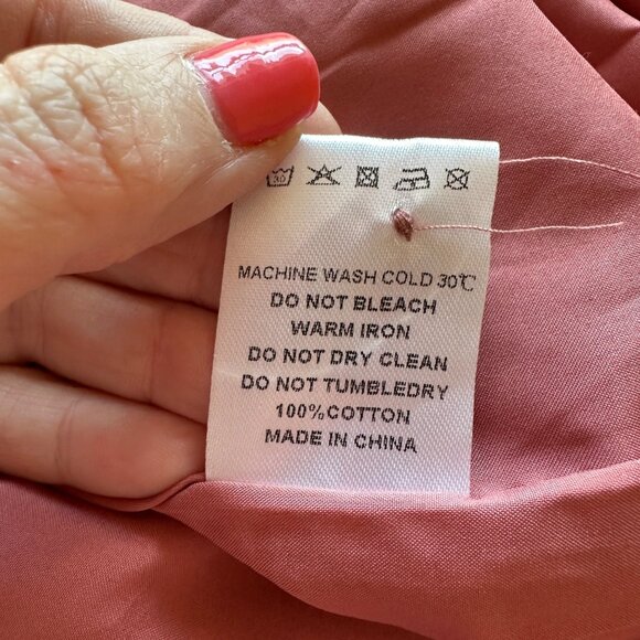 Veiled New York Long Sleeve Maxi Dress Womens Size L Modesty Gown Button Detail - Picture 8 of 9